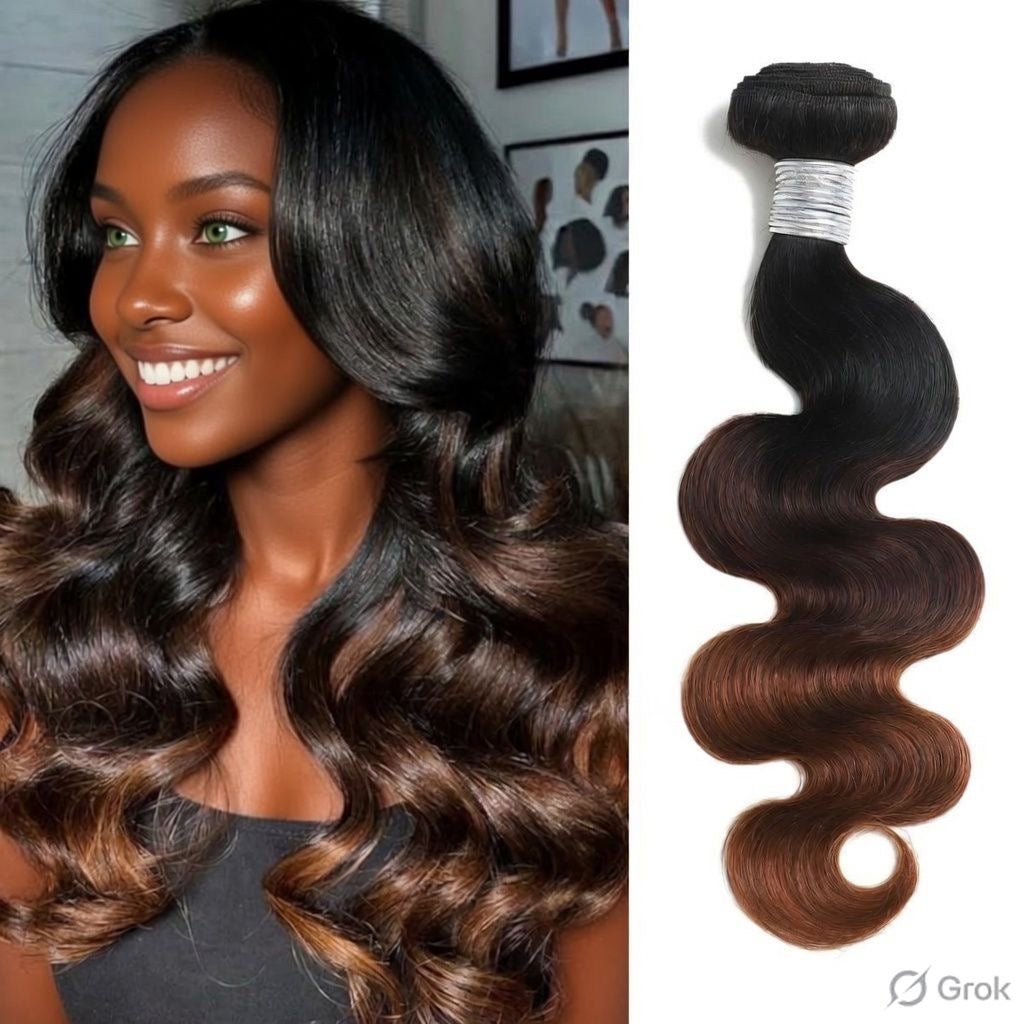 Indian Brown Wavy Bundles(18”+20”+22”)