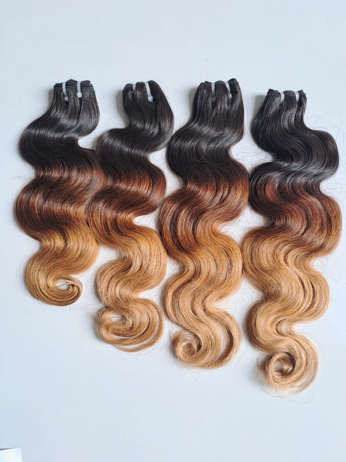 Indian Double Drawn Body Wave Bundles (18" + 20" + 22"+24”)