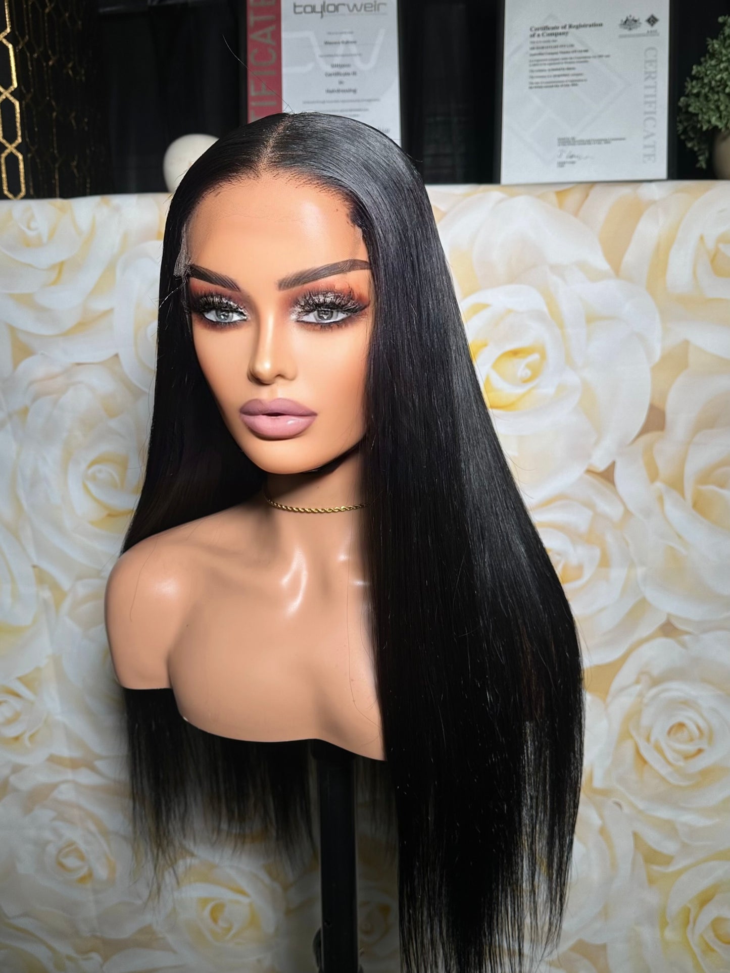 24” Miss Aduke Natural Straight HDLuxury Wig