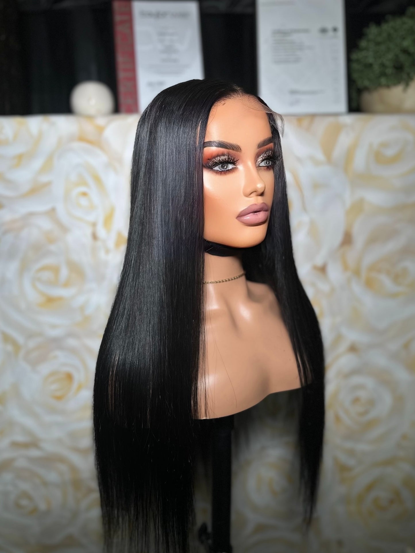 24” Miss Aduke Natural Straight HDLuxury Wig