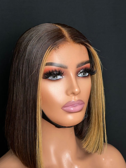 10” Brown with money piece Bob Luxury