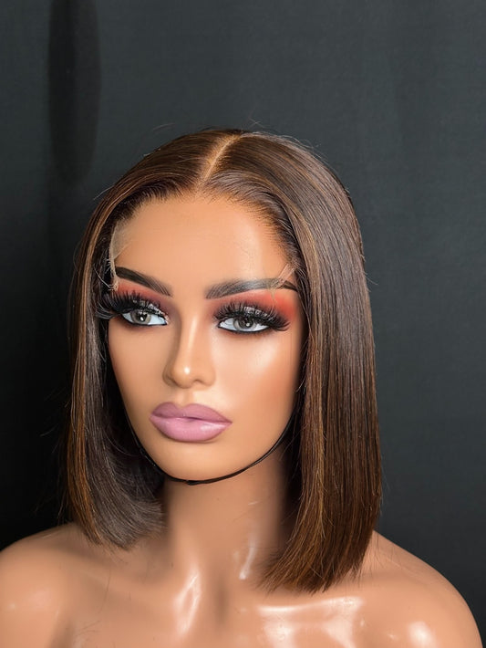 10” Brown with money piece Bob Luxury (Copy)