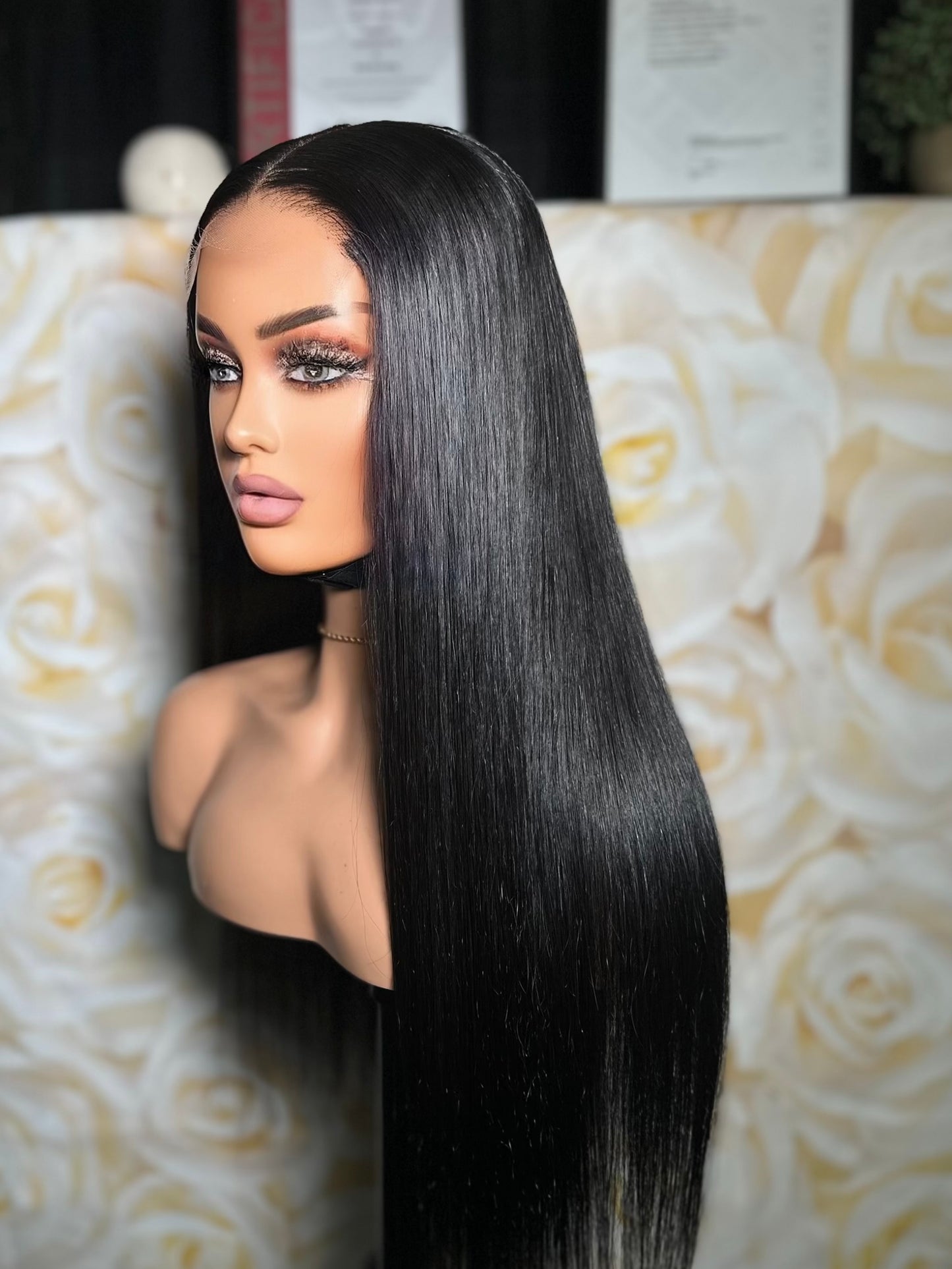 24” Miss Aduke Natural Straight HDLuxury Wig