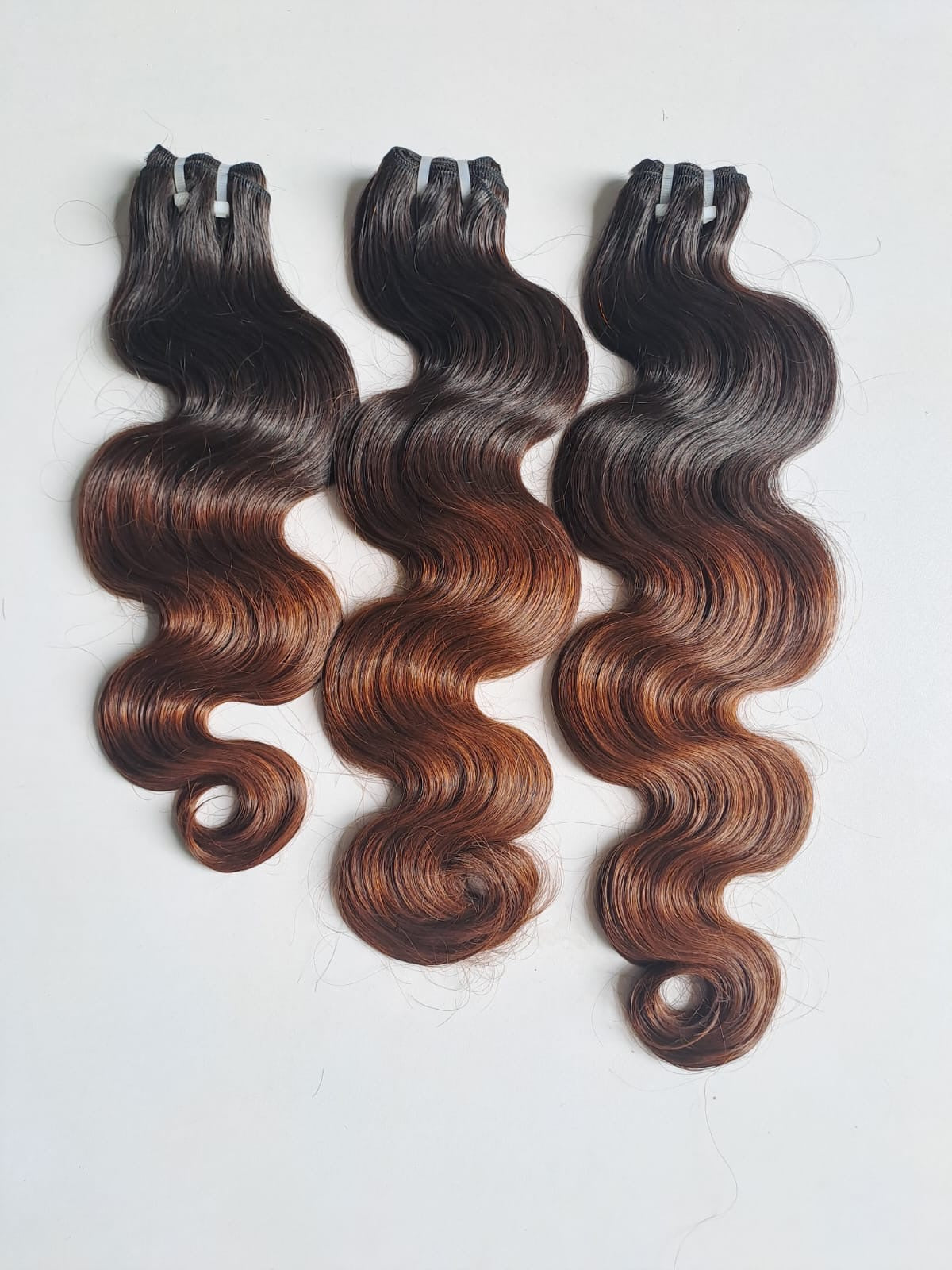 Indian Brown  Wavy Bundles(18”+20”+22”)