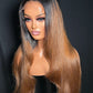 ELODIE Honey Brown Glueless wig