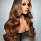 AMIRA Golden Brown Glueless wig