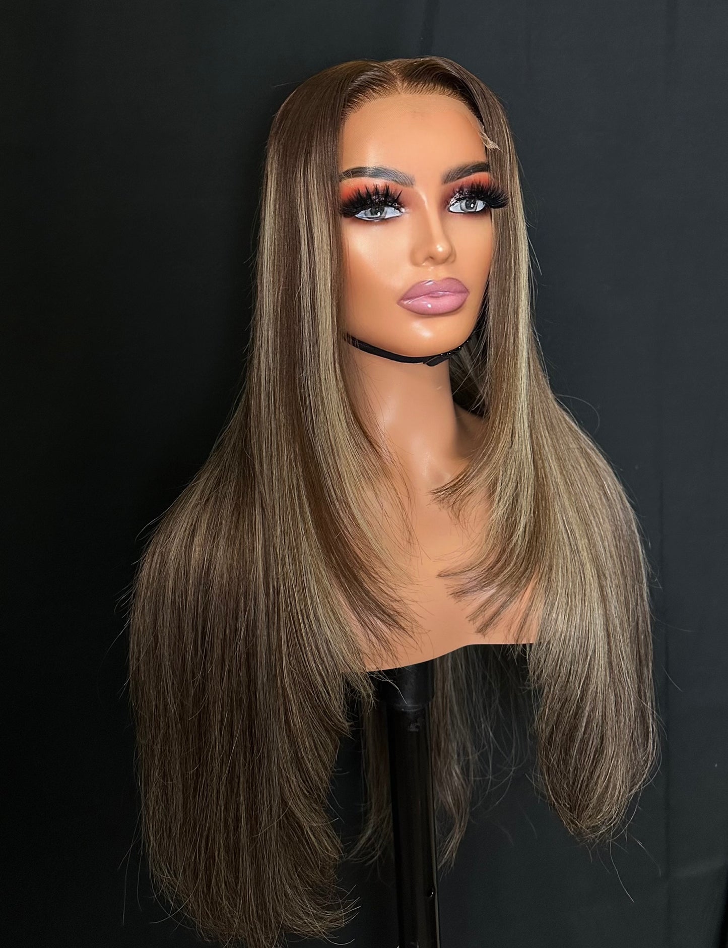 24” raw highlights Luxury HD Wig