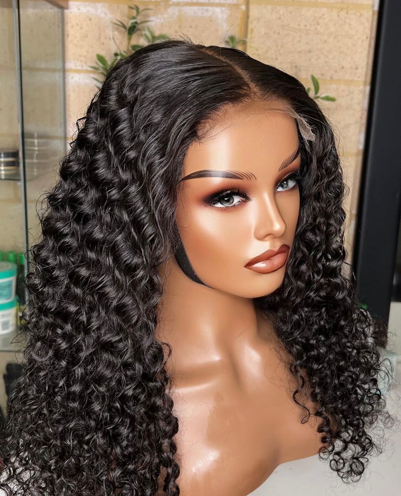 18”water Wave Luxury HD Wig Closure