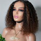 12” deep curly Luxury HD Wig Closure